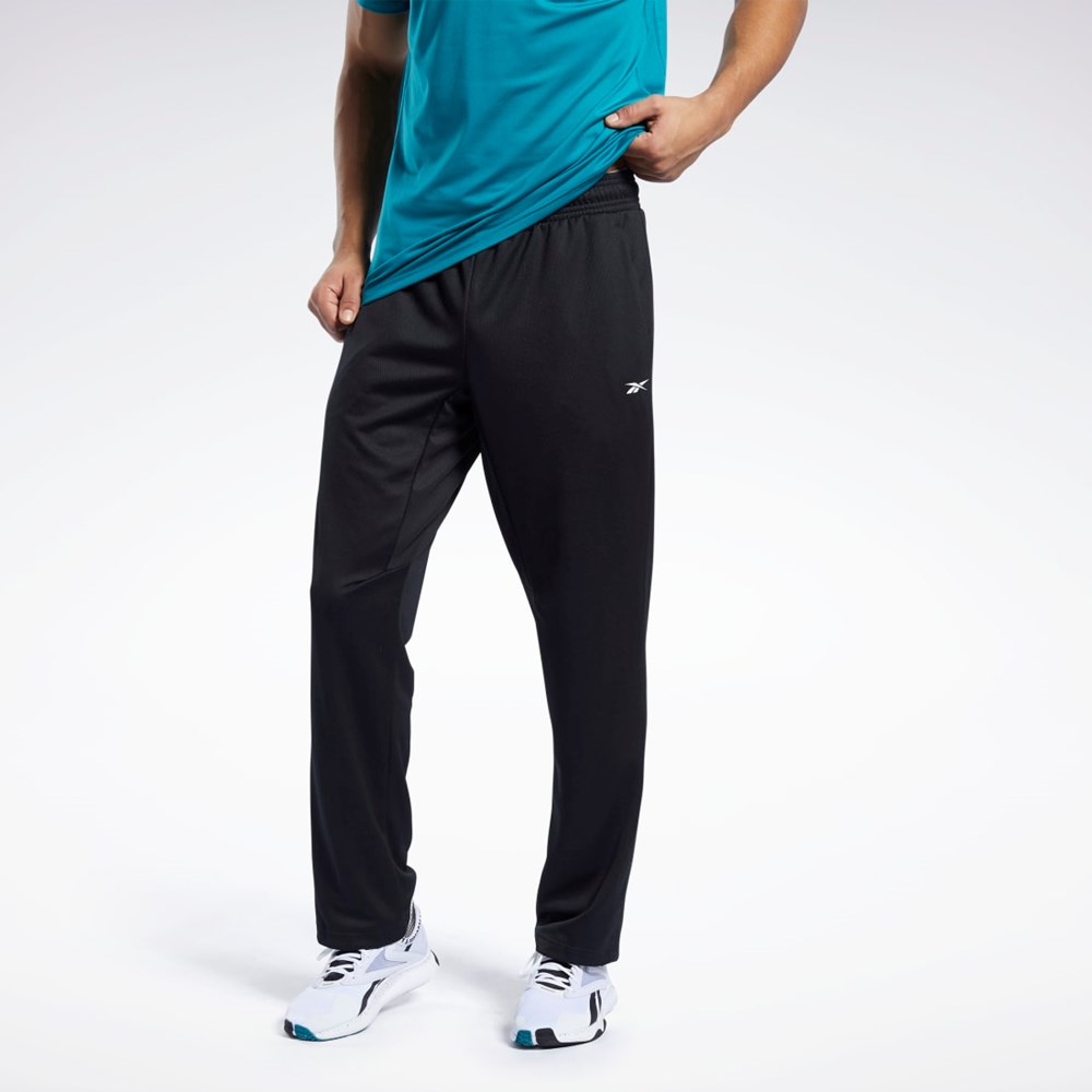 Reebok Workout Ready Pants Czarne | TRUV-81653