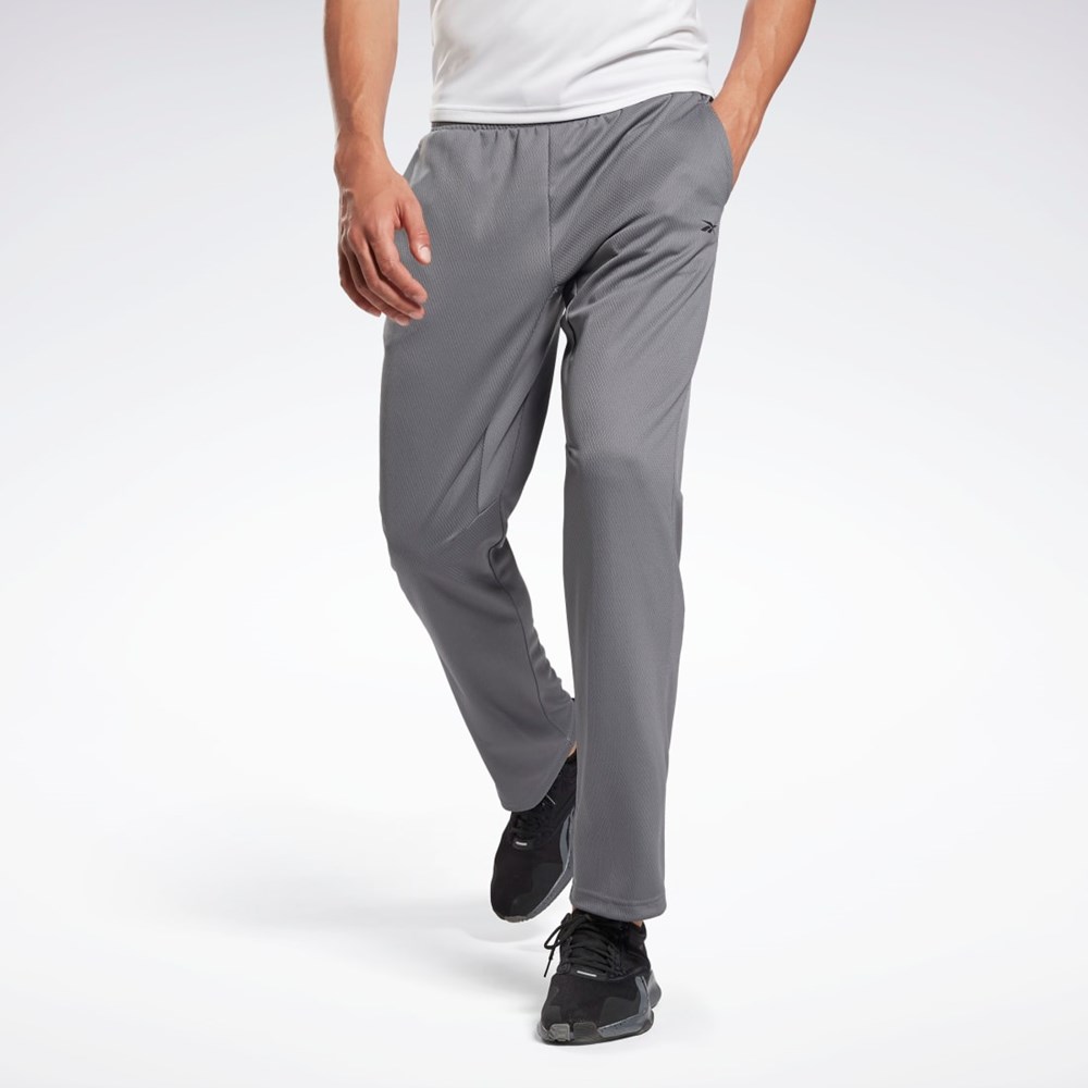 Reebok Workout Ready Pants Szare | BWKV-09623