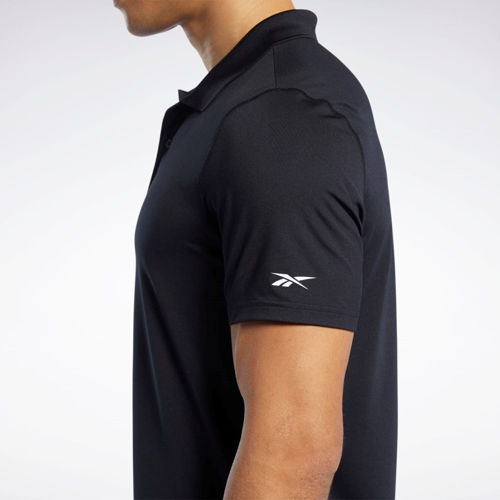 Reebok Workout Ready Polo Shirt Czarne | RDHI-37684