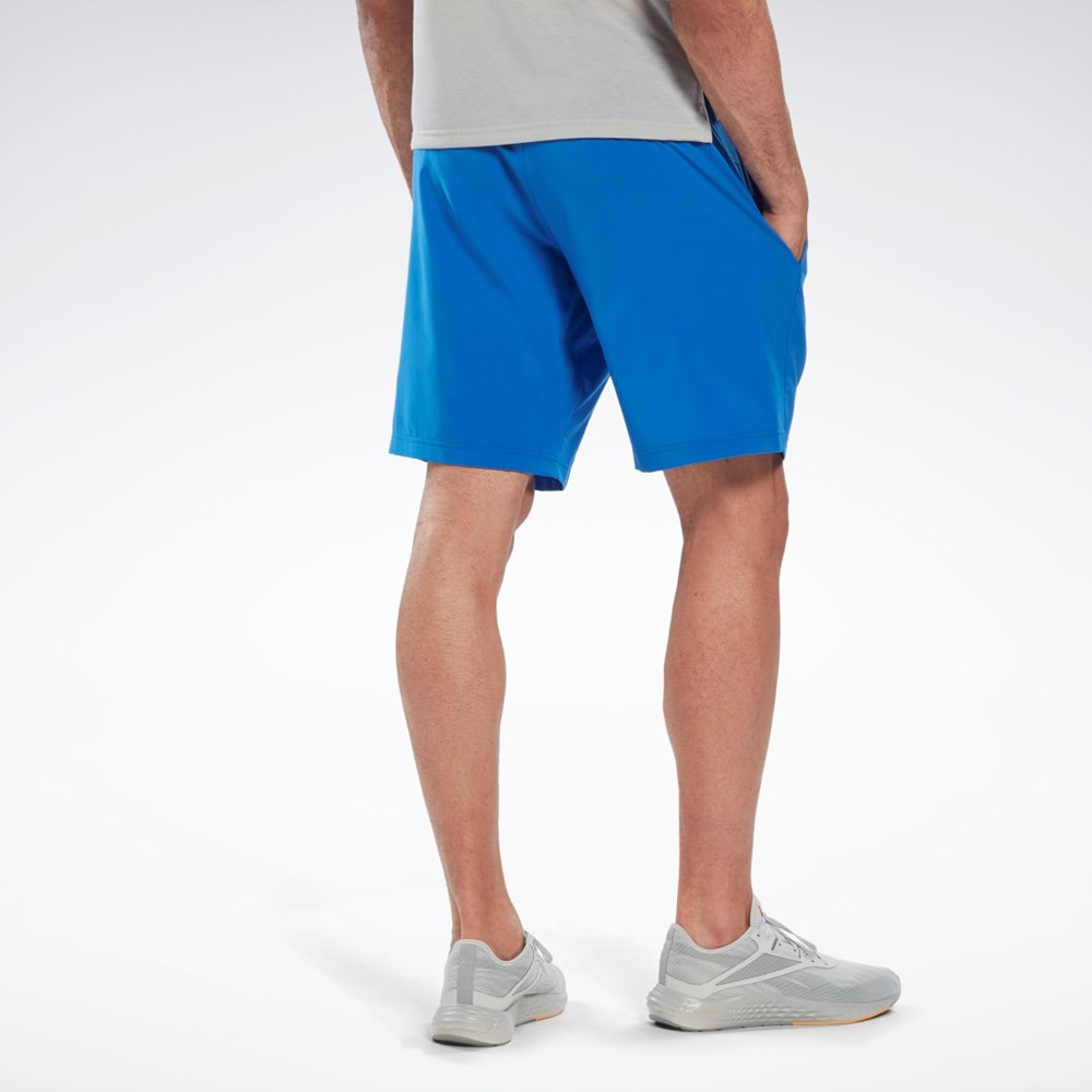 Reebok Workout Ready Shorts Niebieskie | APMH-09218