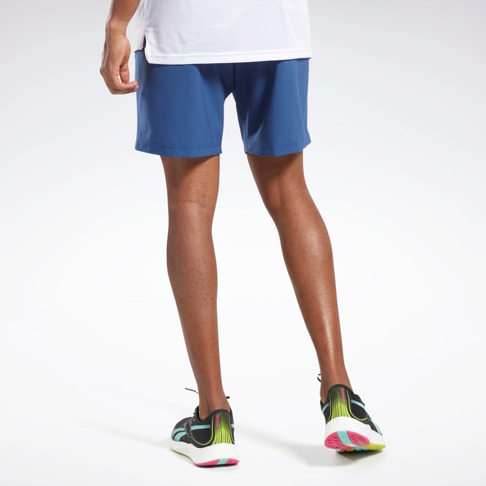 Reebok Workout Ready Shorts Niebieskie | HSEK-12369