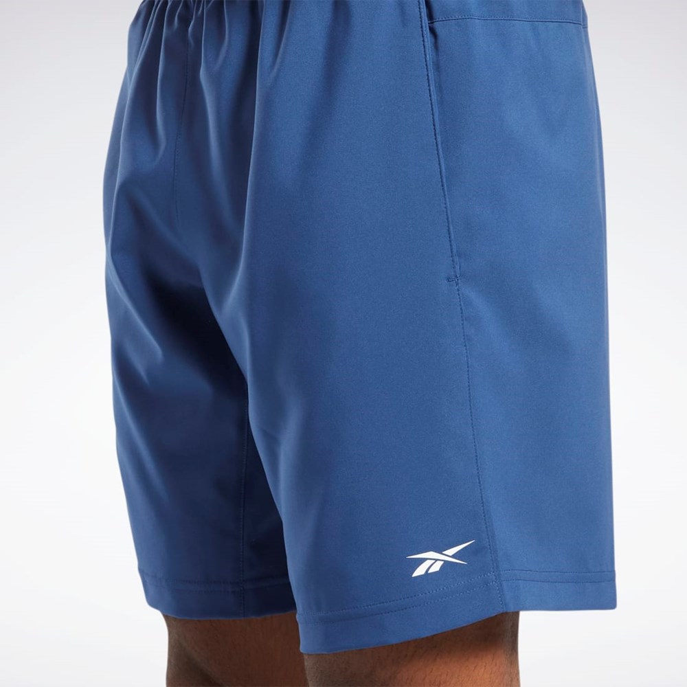 Reebok Workout Ready Shorts Niebieskie | HSEK-12369