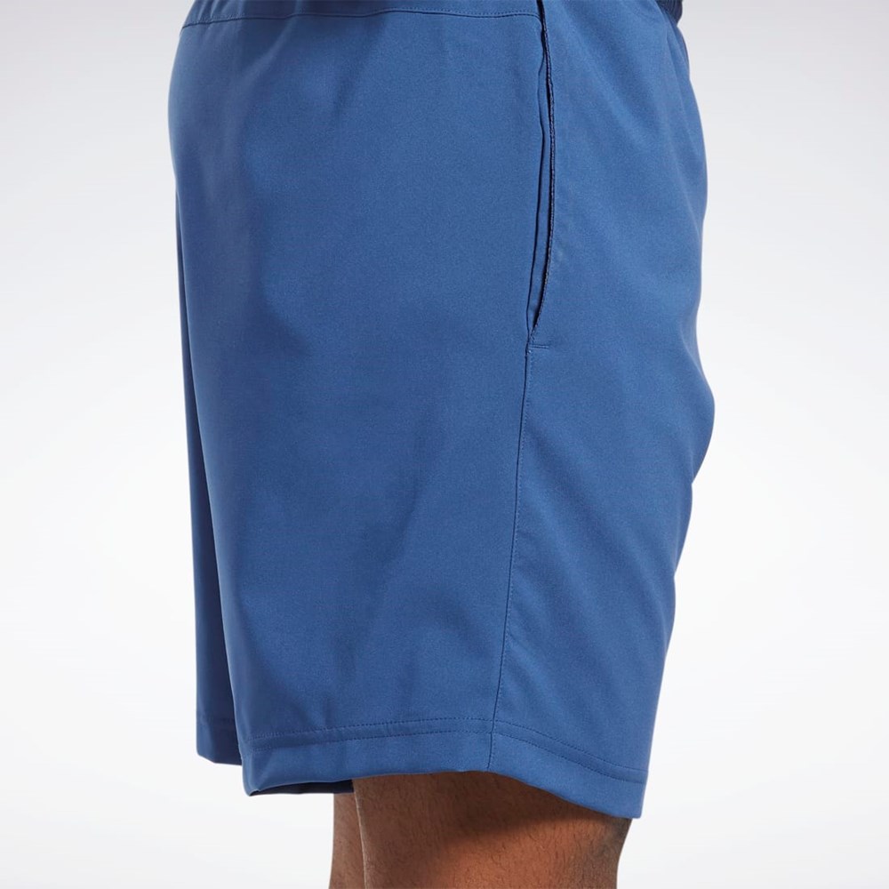 Reebok Workout Ready Shorts Niebieskie | HSEK-12369