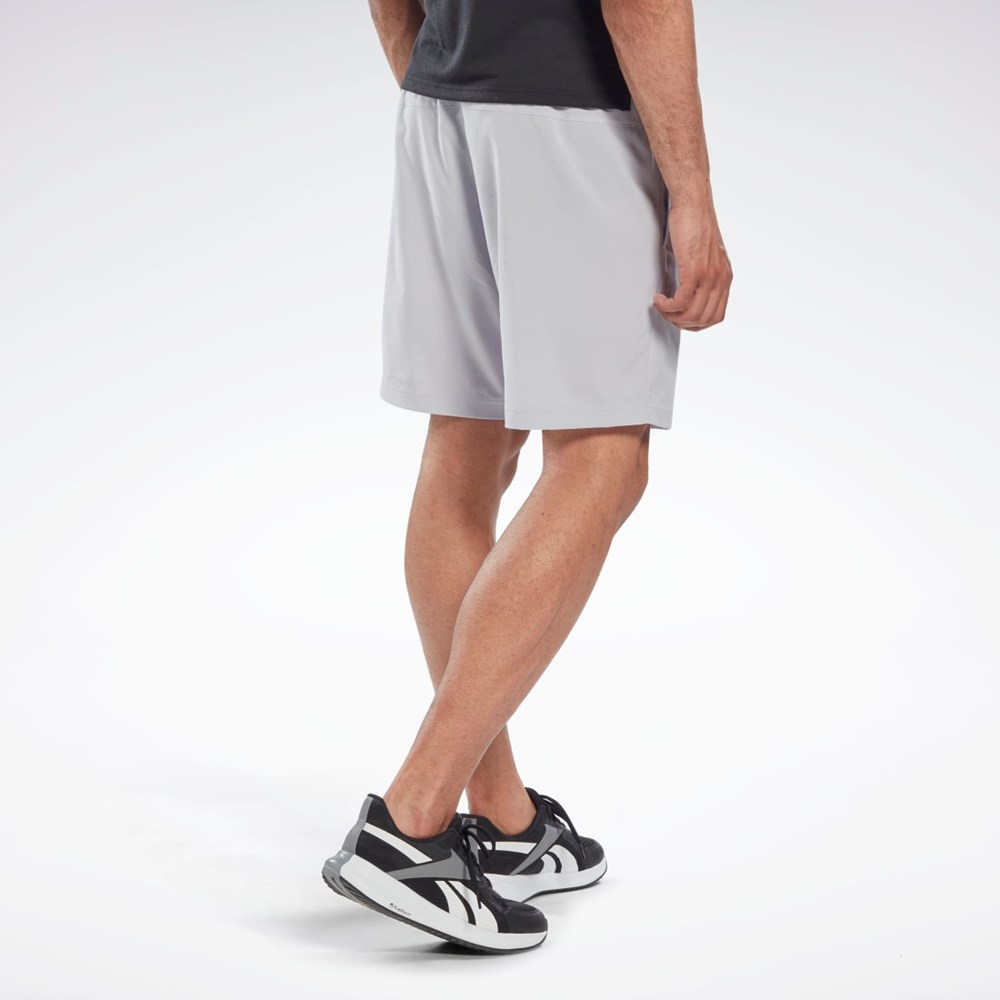 Reebok Workout Ready Shorts Szare | BRZX-64035