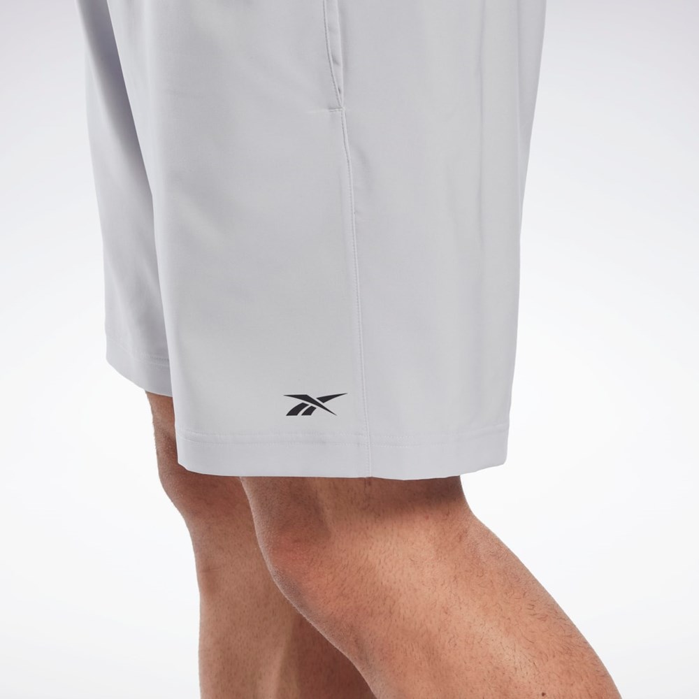 Reebok Workout Ready Shorts Szare | BRZX-64035