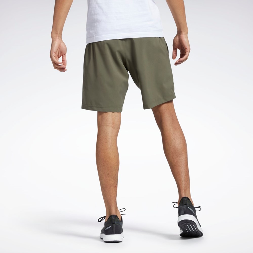 Reebok Workout Ready Shorts Zielone | EUSB-18605