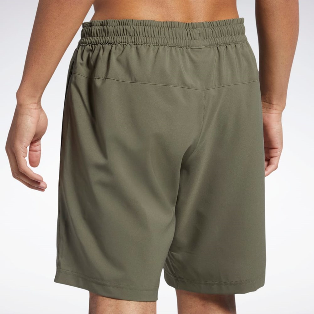 Reebok Workout Ready Shorts Zielone | EUSB-18605