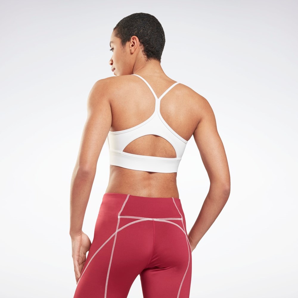 Reebok Workout Ready Sports Bra Białe | RKDZ-37841