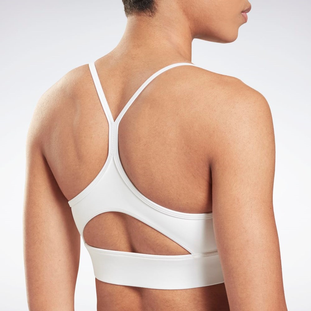 Reebok Workout Ready Sports Bra Białe | RKDZ-37841