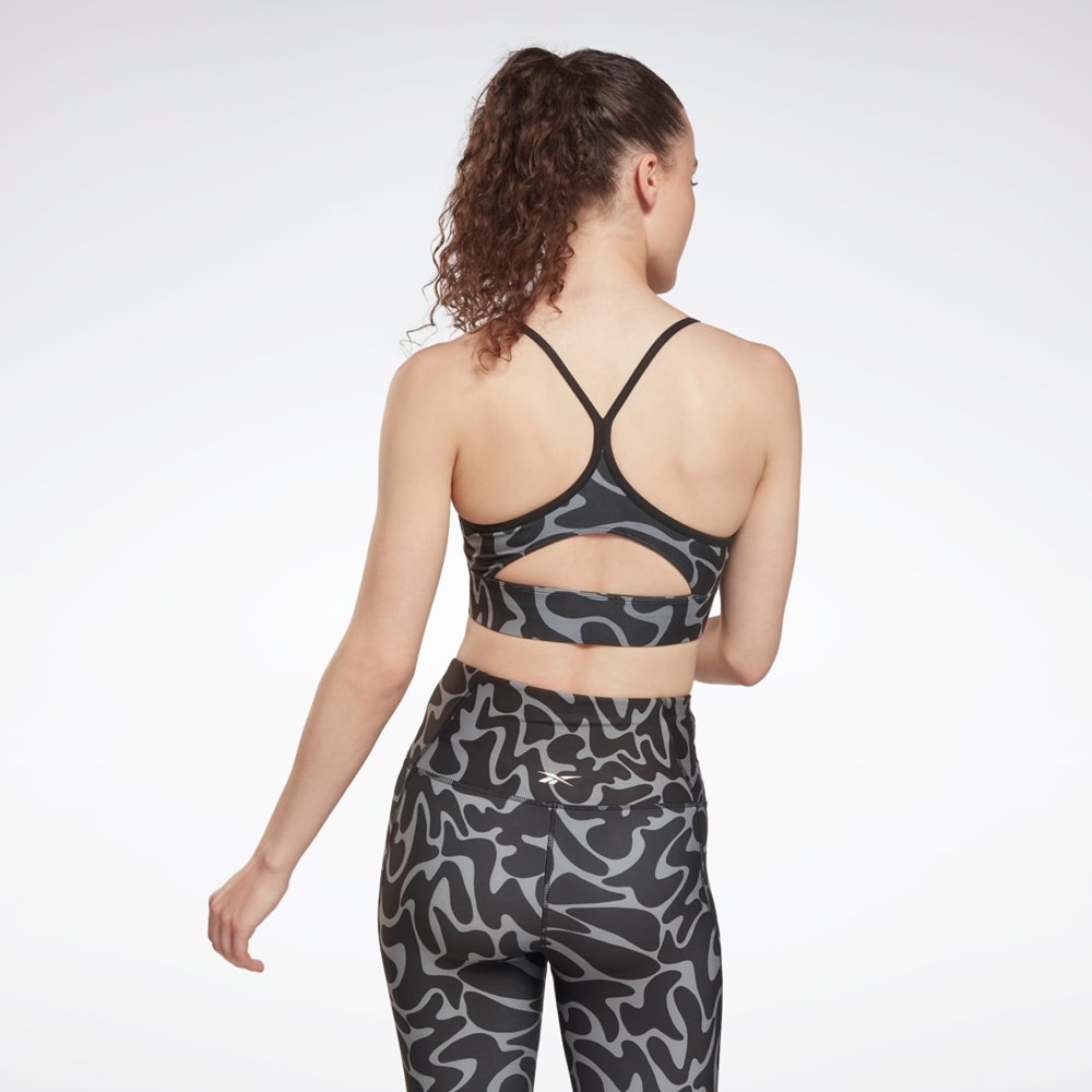 Reebok Workout Ready Sports Bra Czarne | RKEH-18035