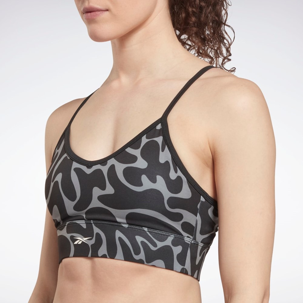 Reebok Workout Ready Sports Bra Czarne | RKEH-18035