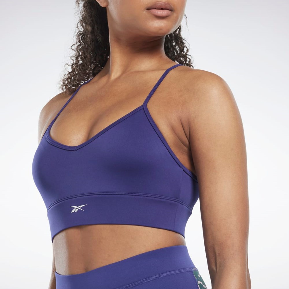 Reebok Workout Ready Sports Bra Fioletowe | HEWU-82073