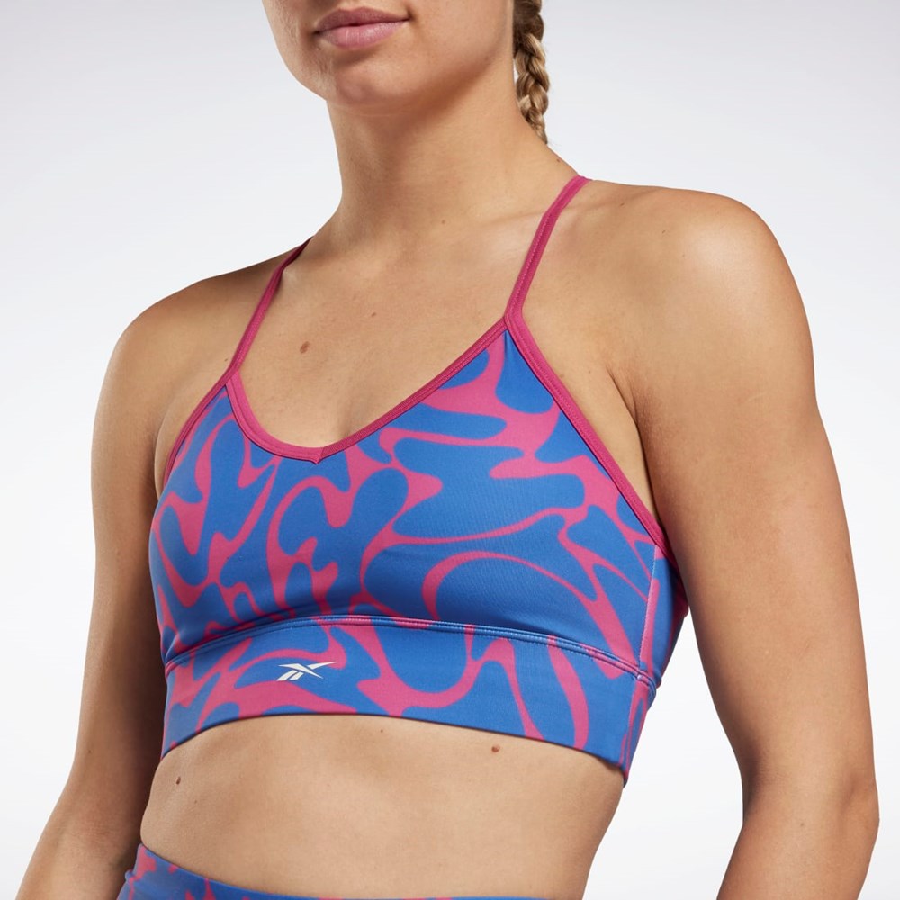 Reebok Workout Ready Sports Bra Różowe | TXRC-26081