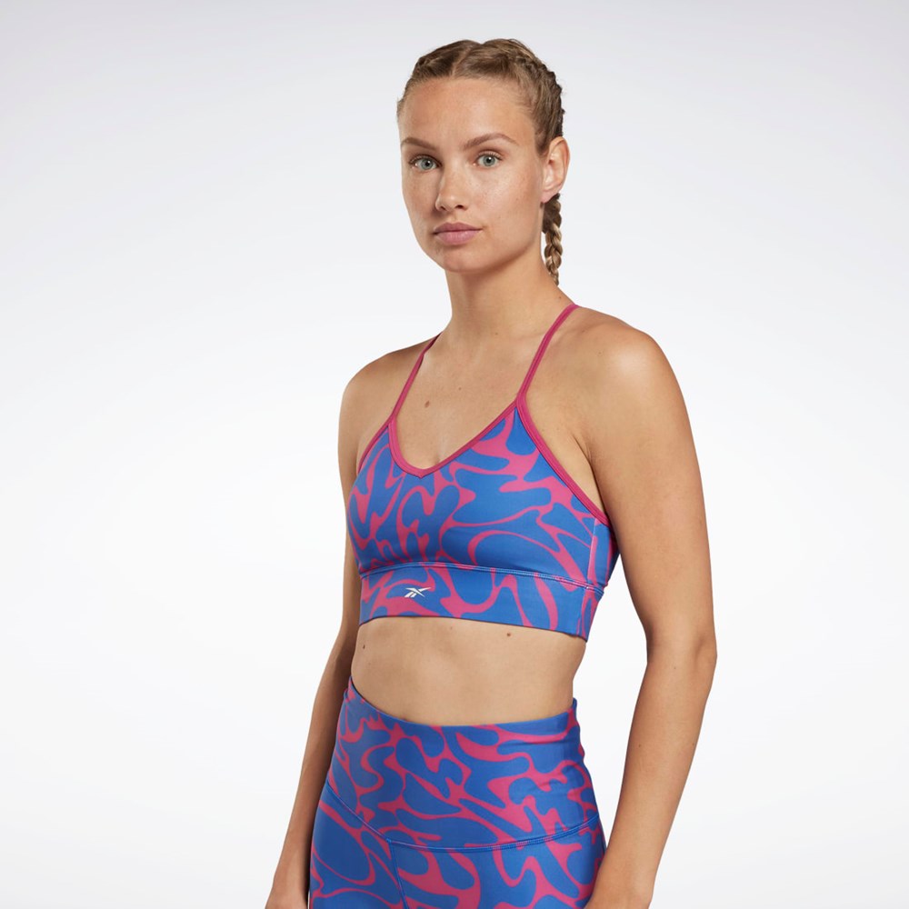 Reebok Workout Ready Sports Bra Różowe | TXRC-26081