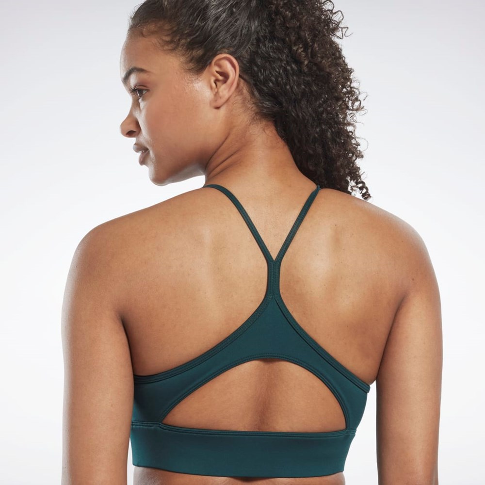 Reebok Workout Ready Sports Bra Zielone | TQUM-07468