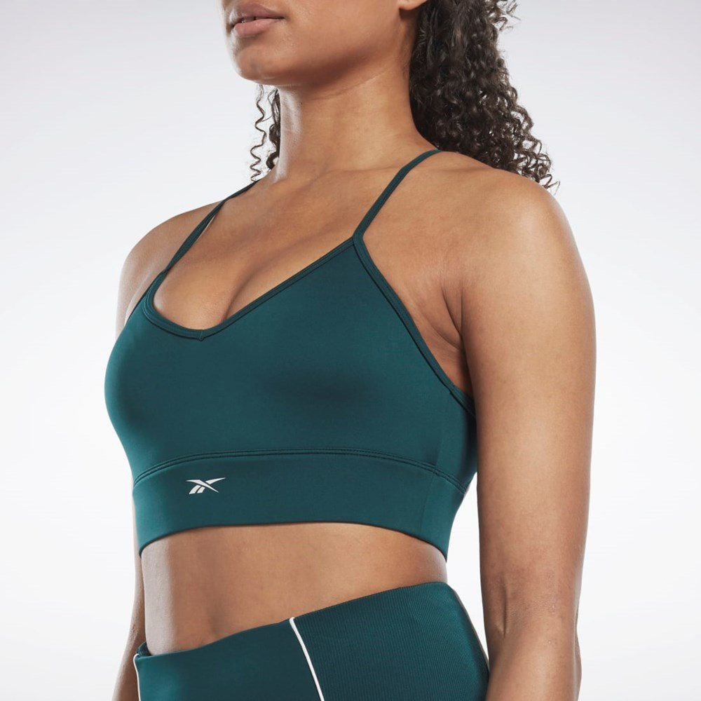 Reebok Workout Ready Sports Bra Zielone | TQUM-07468