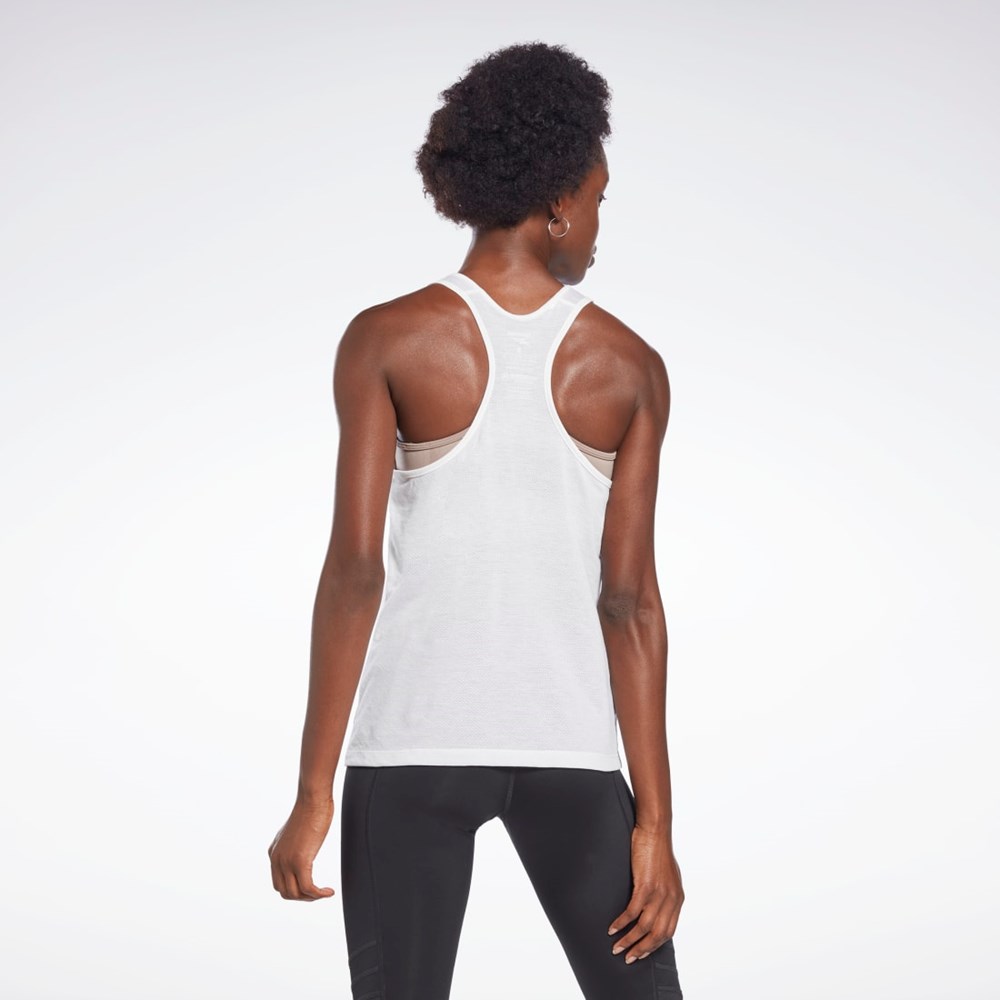 Reebok Workout Ready Supremium Big Logo Tank Top Białe | YHOR-92480