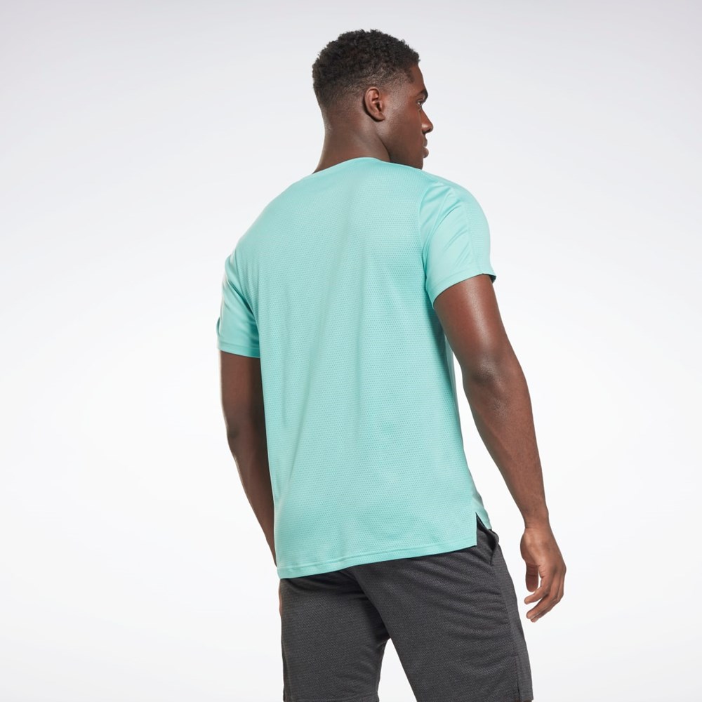 Reebok Workout Ready Tech T-Shirt Semi Classic Teal | BQCR-70524