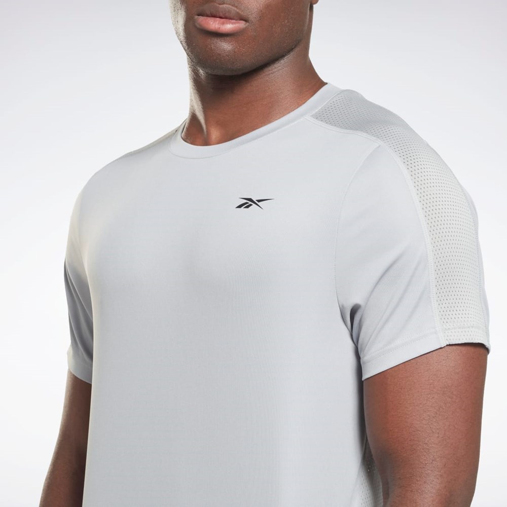 Reebok Workout Ready Tech T-Shirt Szare | IGLW-12578