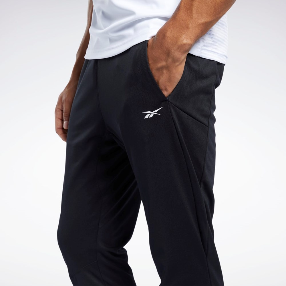 Reebok Workout Ready Track Pant Czarne | VHJZ-59416