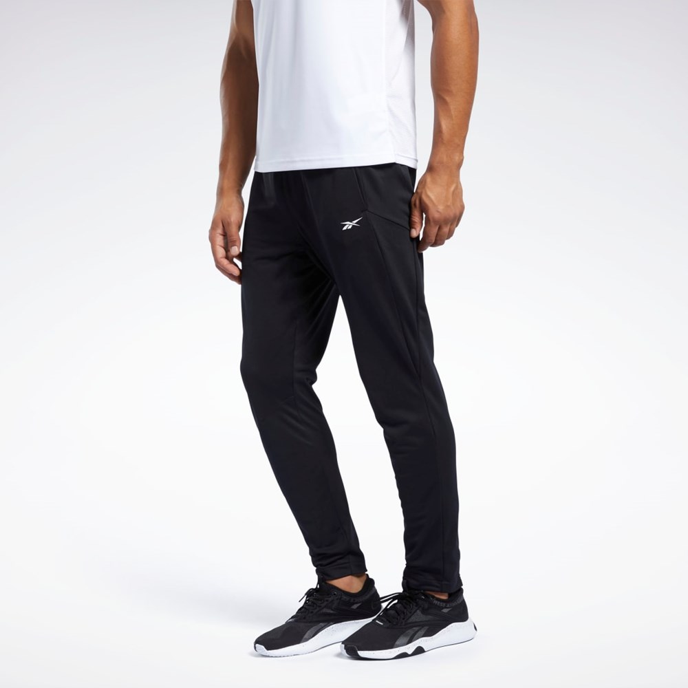 Reebok Workout Ready Track Pant Czarne | VHJZ-59416