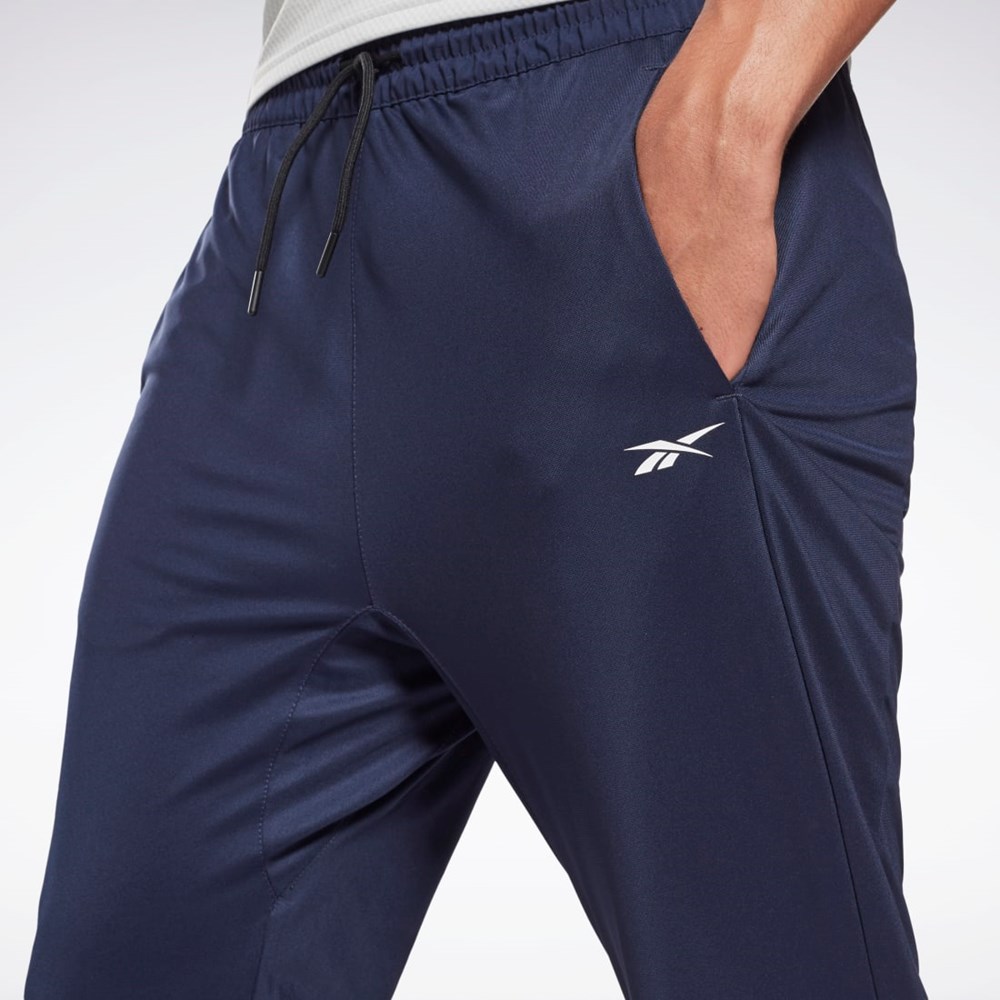 Reebok Workout Ready Track Pant Granatowe | LMIK-02376