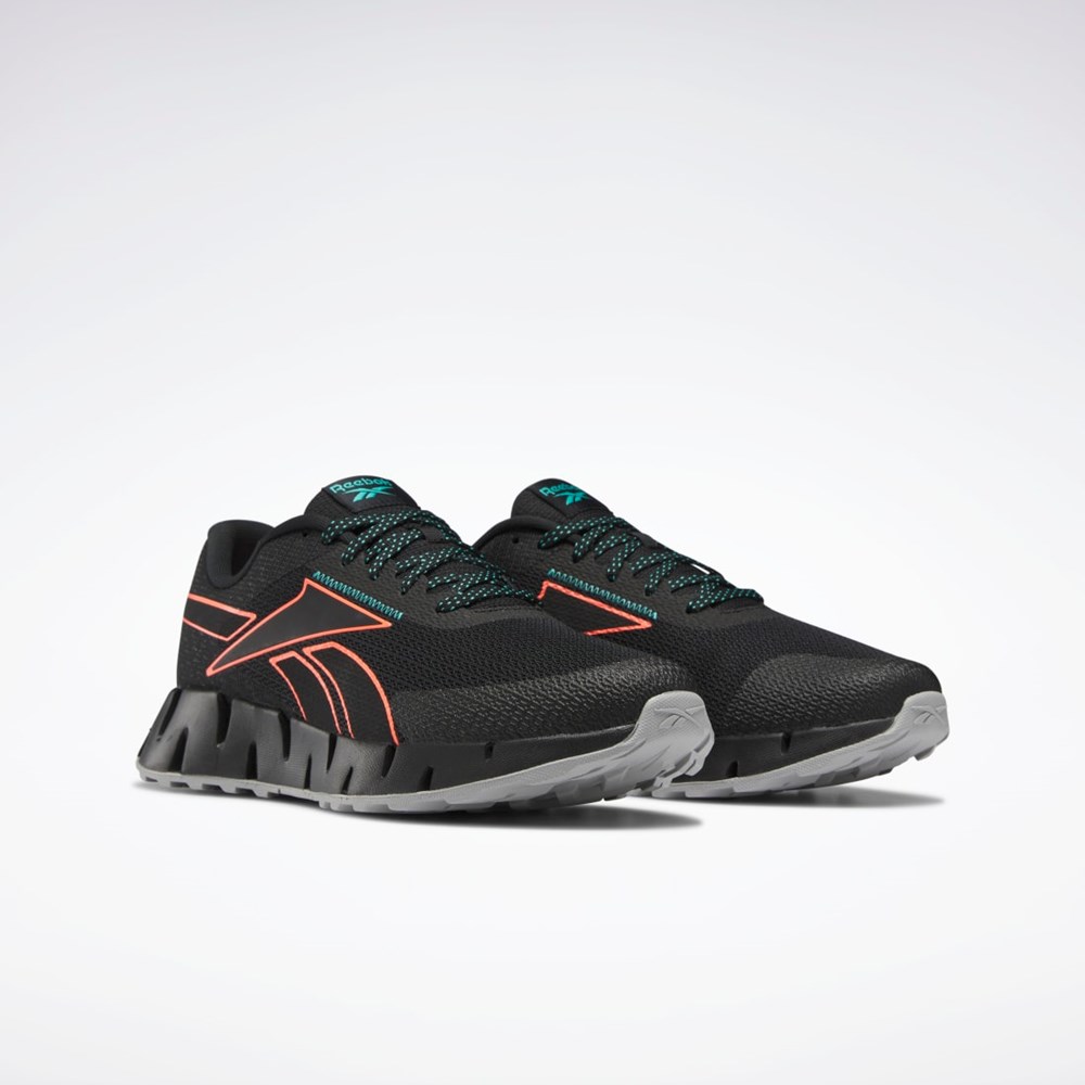 Reebok Zig Dynamica 2 Adventure Shoes Czarne Pomarańczowe | WTPG-35642