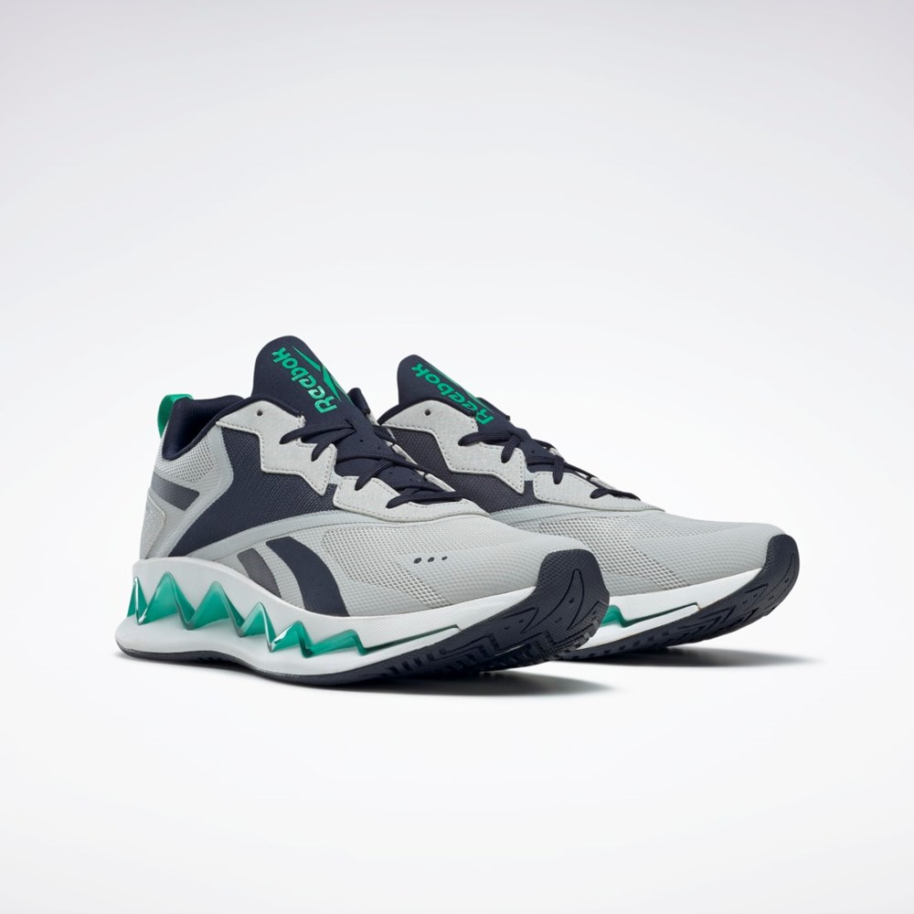 Reebok Zig Elusion Energy Shoes Szare Granatowe Zielone | XPSD-19042