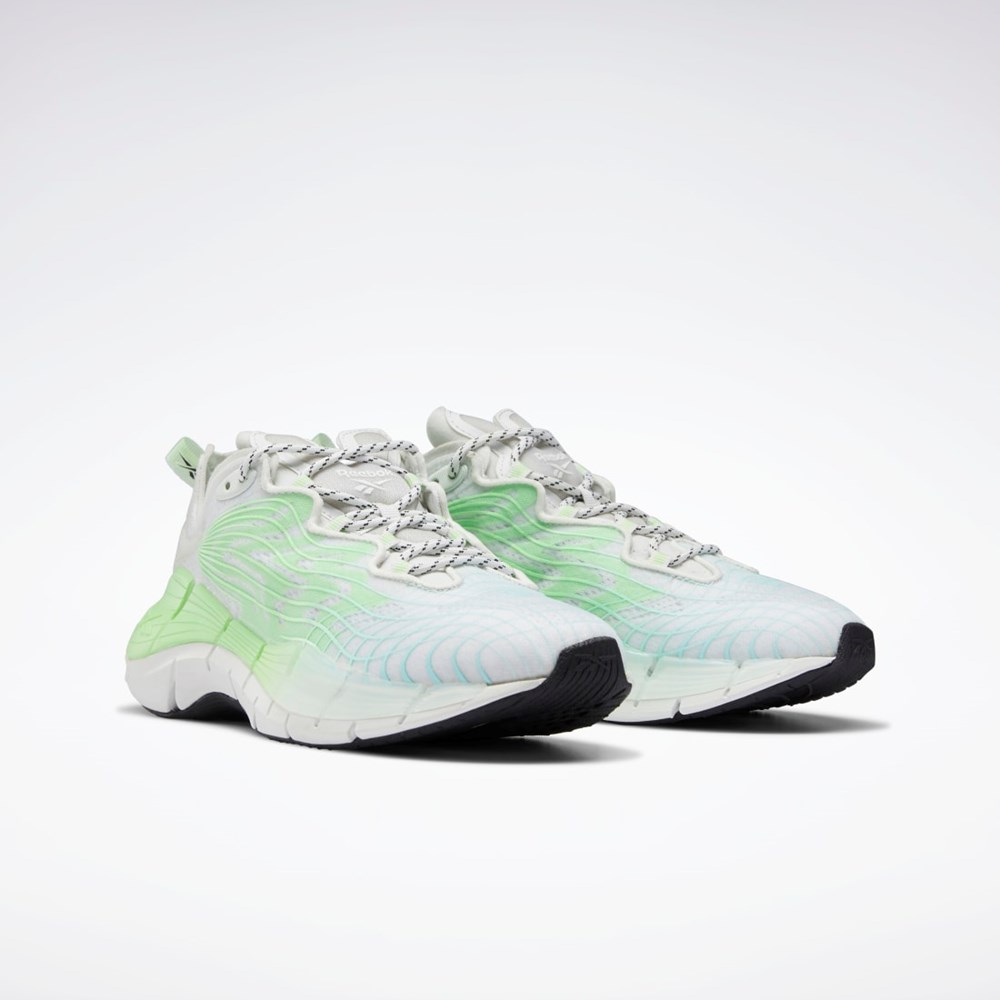 Reebok Zig Kinetica II Shoes Zielone Mięta Szare | ELGQ-61428