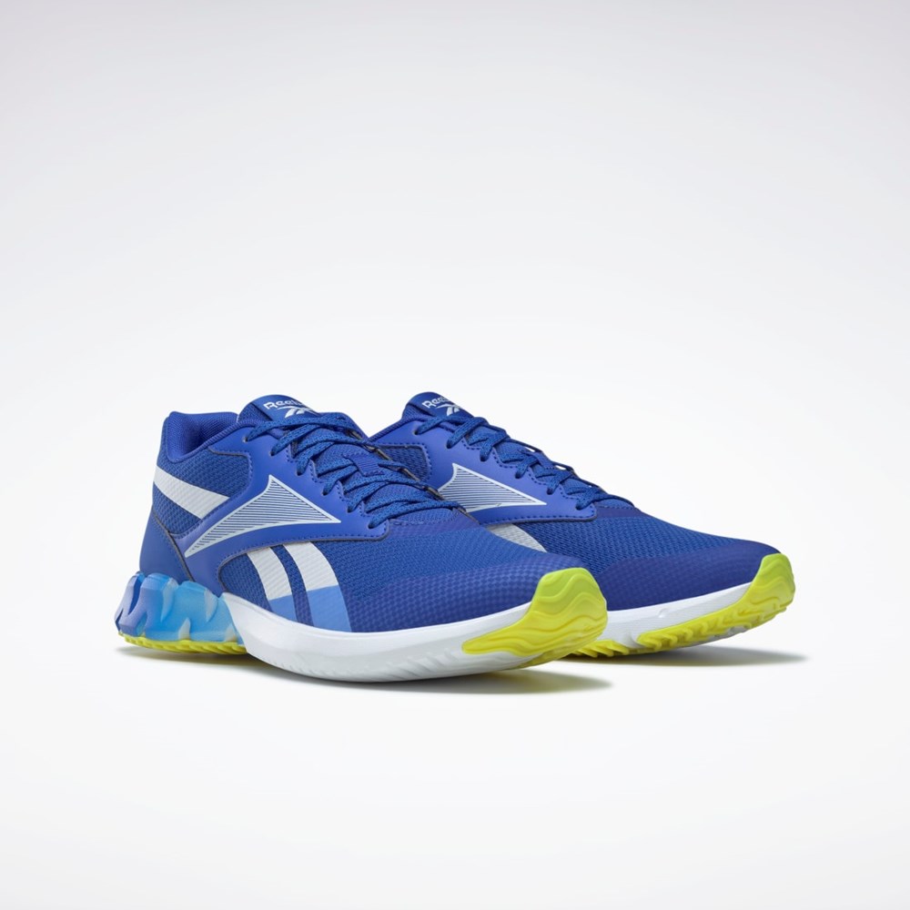 Reebok Ztaur Run Biegania Shoes Niebieskie Szare Żółte | MIEQ-64918