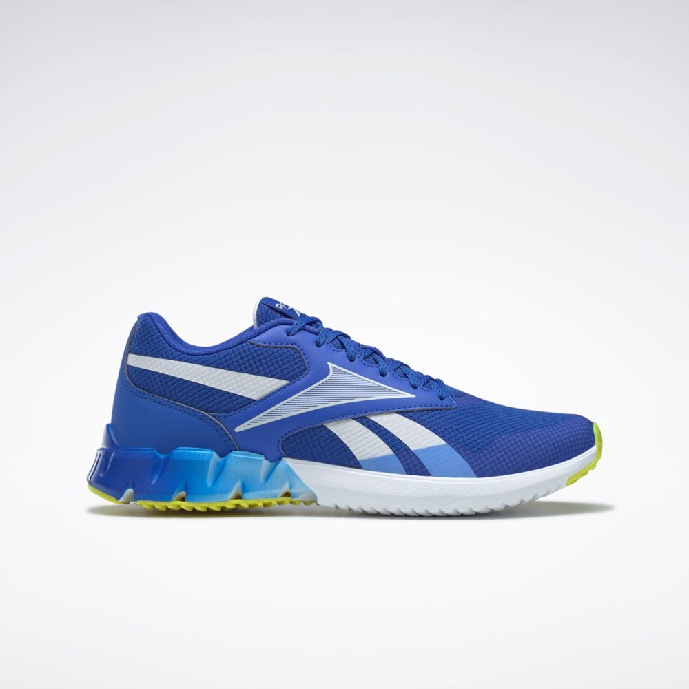 Reebok Ztaur Run Biegania Shoes Niebieskie Szare Żółte | MIEQ-64918